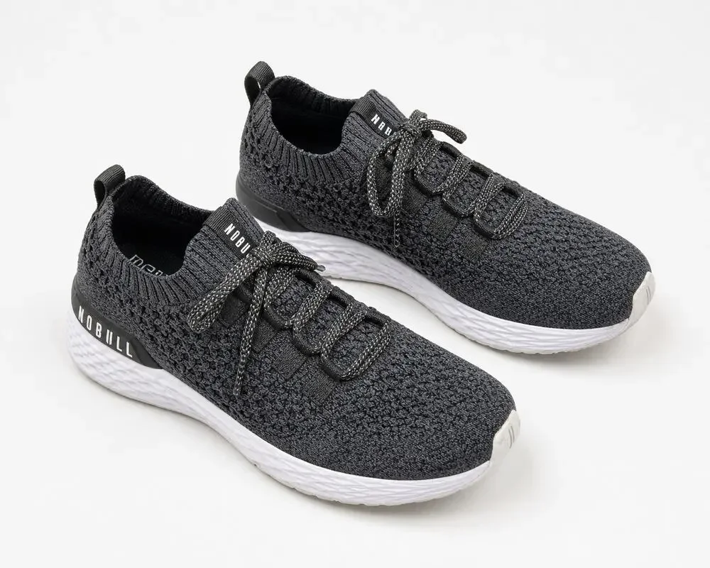NOBULL Knit Runner Gray Athletic Sneakers Womens Size 8.5